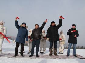 В Алдане открыт горнолыжный спуск протяженностью 650 метров