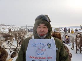 Гонки на оленях стали частью празднования Дня оленевода в Оленекском районе Якутии