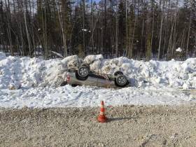 В Алданском районе Якутии зарегистрировали два ДТП с пострадавшими