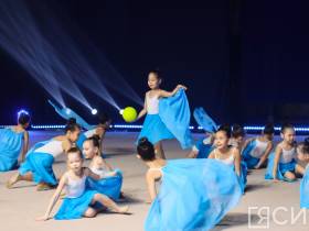 Фоторепортаж. Концерт Федерации художественной гимнастики Якутии с участием Арины и Дины Авериных