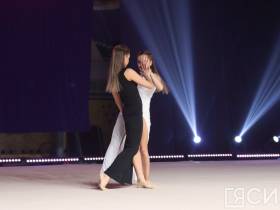 Фоторепортаж. Концерт Федерации художественной гимнастики Якутии с участием Арины и Дины Авериных