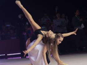 Фоторепортаж. Концерт Федерации художественной гимнастики Якутии с участием Арины и Дины Авериных