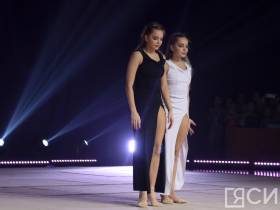 Фоторепортаж. Концерт Федерации художественной гимнастики Якутии с участием Арины и Дины Авериных