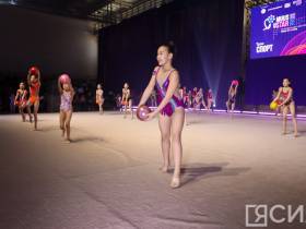 Фоторепортаж. Концерт Федерации художественной гимнастики Якутии с участием Арины и Дины Авериных