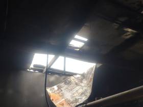 В Якутске во время пожара в производственном цехе пострадал мужчина