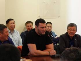 В «Триумфе» состоялась пресс-конференция по итогам первенства России по вольной борьбе