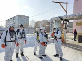 В Покровске прошли учения по ликвидации аварий на объектах ЖКХ