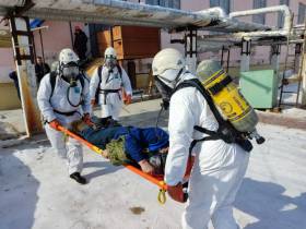 В Покровске прошли учения по ликвидации аварий на объектах ЖКХ