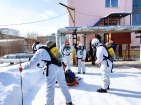 В Покровске прошли учения по ликвидации аварий на объектах ЖКХ