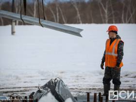 Дмитрий Бердников: Работы по Ленскому мосту ведутся по утвержденным графикам