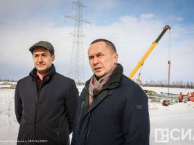 Дмитрий Бердников: Работы по Ленскому мосту ведутся по утвержденным графикам