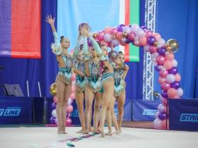 Николай Долгунов поприветствовал сборную Якутии по художественной гимнастике