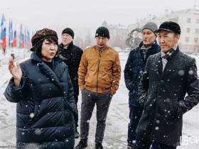 Внешний вид зданий предприятий и организаций на проспекте Ленина в Якутске приведут в единый стиль