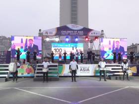 Во Владивостоке отметили 100 дней до начала международных игр «Дети Азии»
