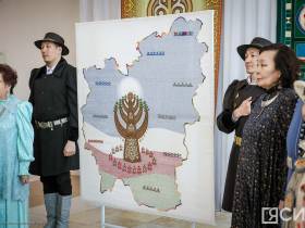 Якутские мастера создали вышитую карту республики в рамках всероссийской акции