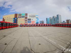 Сотню новых автобусов передали в Якутии к 100-летию ЯАССР