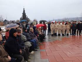 В городе Ленске Якутии отметили Первомай и подняли Знамя Победы