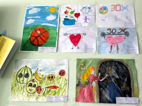 В городе Удачном Якутии прошел конкурс детских рисунков о здоровом образе жизни