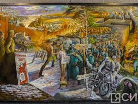 "История на холсте". В Якутске открылась выставка художника-баталиста Ивана Лебедева