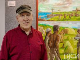 "История на холсте". В Якутске открылась выставка художника-баталиста Ивана Лебедева