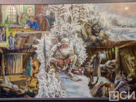 "История на холсте". В Якутске открылась выставка художника-баталиста Ивана Лебедева