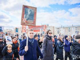 47 тысяч горожан приняли участие во всероссийской акции "Бессмертный полк" в Якутске