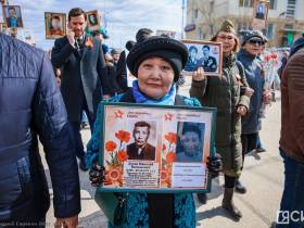 47 тысяч горожан приняли участие во всероссийской акции "Бессмертный полк" в Якутске