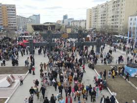 47 тысяч горожан приняли участие во всероссийской акции "Бессмертный полк" в Якутске