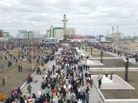 47 тысяч горожан приняли участие во всероссийской акции "Бессмертный полк" в Якутске