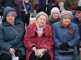 В День Победы в Ленске прошел «Бессмертный полк»и состоялся митинг