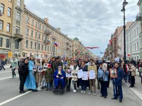 Якутяне приняли участие в акции «Бессмертный полк» в Москве и Санкт-Петербурге
