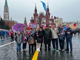 Якутяне приняли участие в акции «Бессмертный полк» в Москве и Санкт-Петербурге