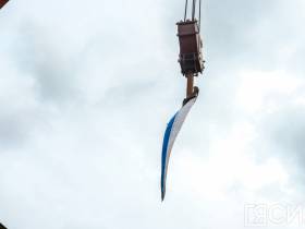 В Якутске встретили первый в навигации-2022 теплоход с грузом