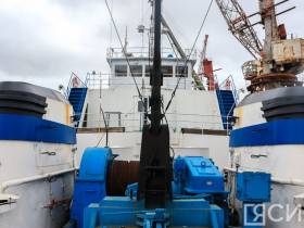 В Якутске встретили первый в навигации-2022 теплоход с грузом