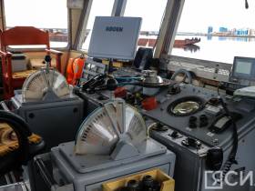 В Якутске встретили первый в навигации-2022 теплоход с грузом