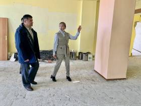 В Сангарской школе Якутии делают капитальный ремонт по федеральной программе