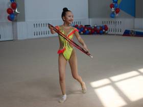 В Якутске проходит детский Открытый турнир по художественной гимнастике