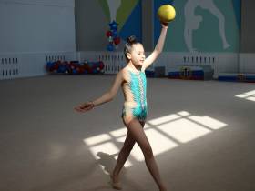 В Якутске проходит детский Открытый турнир по художественной гимнастике