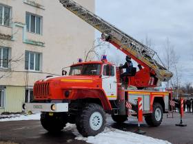 В школе якутского города Алдан прошли пожарно-тактические учения