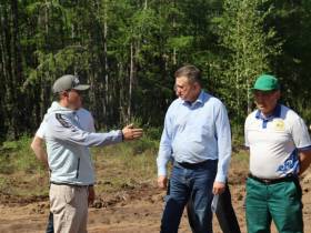 Замруководителя Рослесхоза осмотрел противопожарные обустройства в Горном улусе