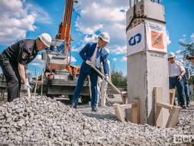 В Якутске установили первую сваю спортивного зала с тиром для сотрудников МВД