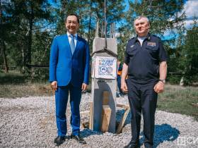 В Якутске установили первую сваю спортивного зала с тиром для сотрудников МВД