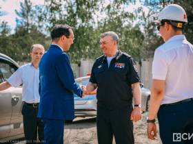 В Якутске установили первую сваю спортивного зала с тиром для сотрудников МВД