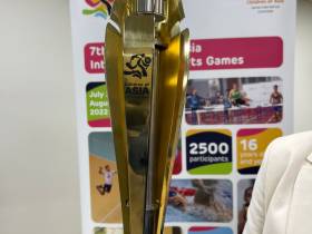 На форуме "ProДФО-2022" показали факел VII международных игр "Дети Азии"