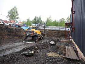 Строительство Физкультурно-оздоровительного комплекса в поселке Чульман в Якутии идет по плану