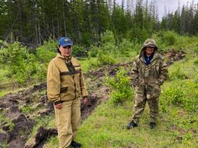 Готовность населенных пунктов к лесным пожарам проверили в Якутии