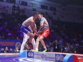 Якутский мадьыны Дмитрий Саввин впервые стал чемпионом мира по мас-рестлингу