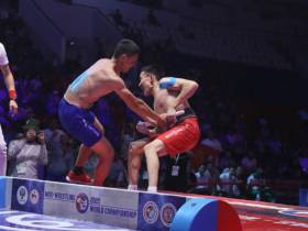 Якутский мадьыны Дмитрий Саввин впервые стал чемпионом мира по мас-рестлингу