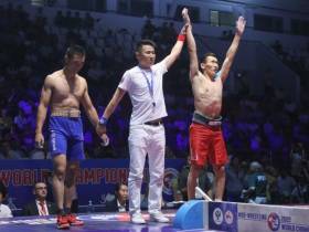 Якутский мадьыны Дмитрий Саввин впервые стал чемпионом мира по мас-рестлингу