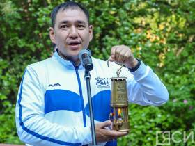 На Ленских столбах в Якутии зажгли огонь VII летних Игр "Дети Азии"